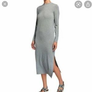 NWOT Vince. Long sleeve jersey stretch dress